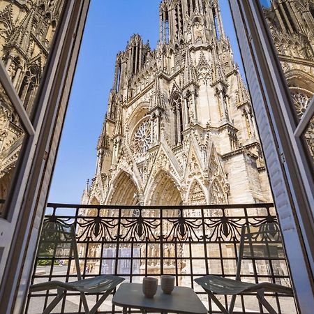 랭스 Au Pied De La Cathedrale #Vuemagique 아파트 외부 사진