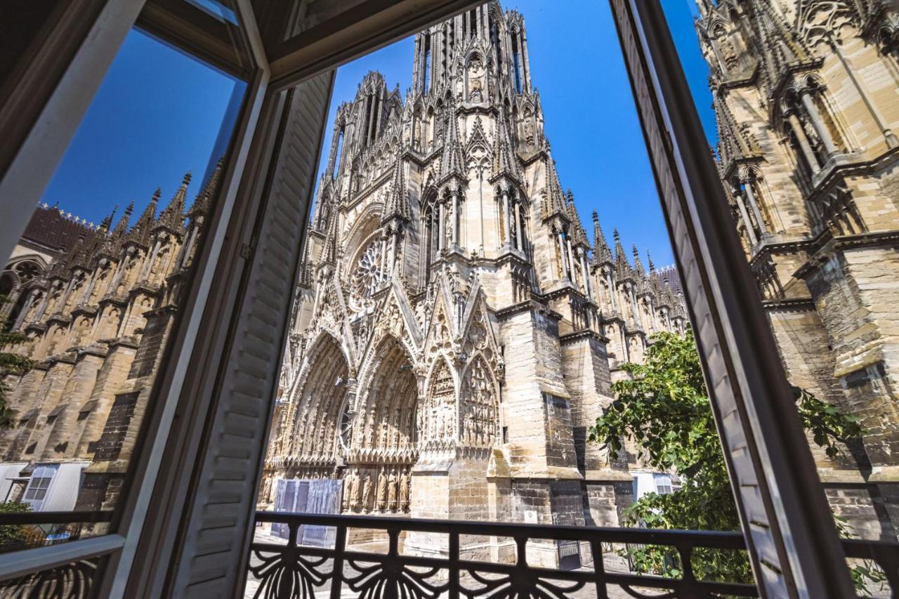 랭스 Au Pied De La Cathedrale #Vuemagique 아파트 외부 사진